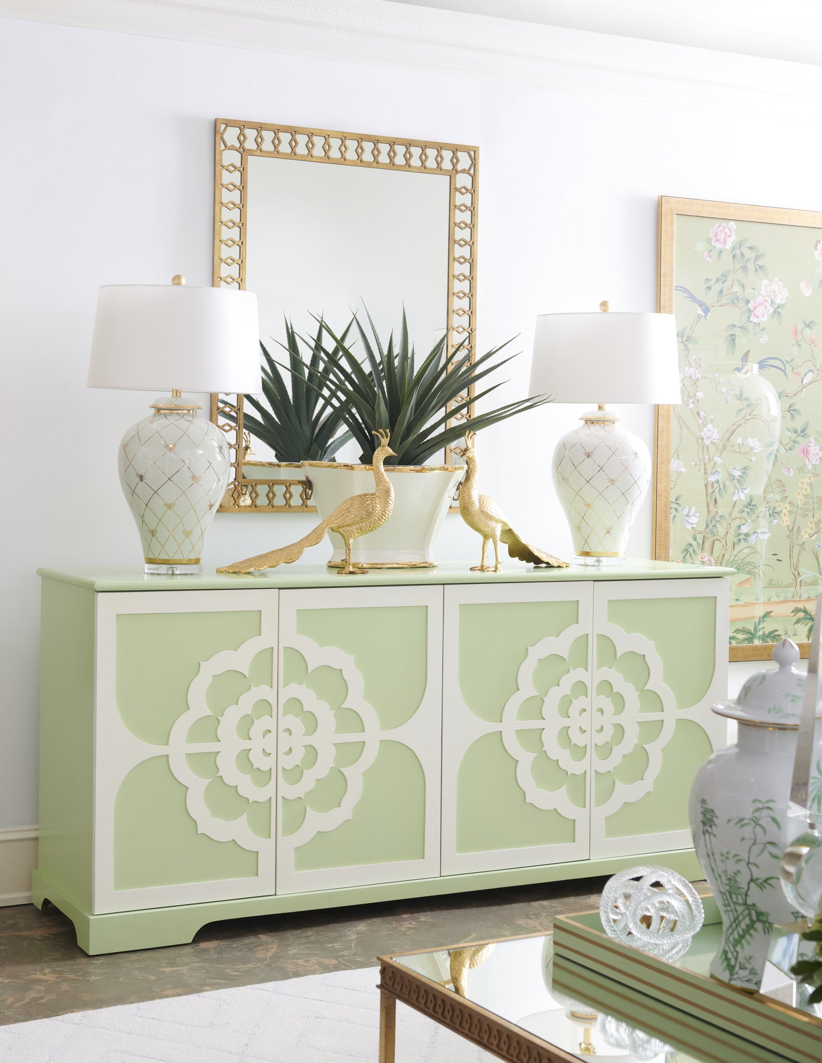 Ginger Jar Lamp - White