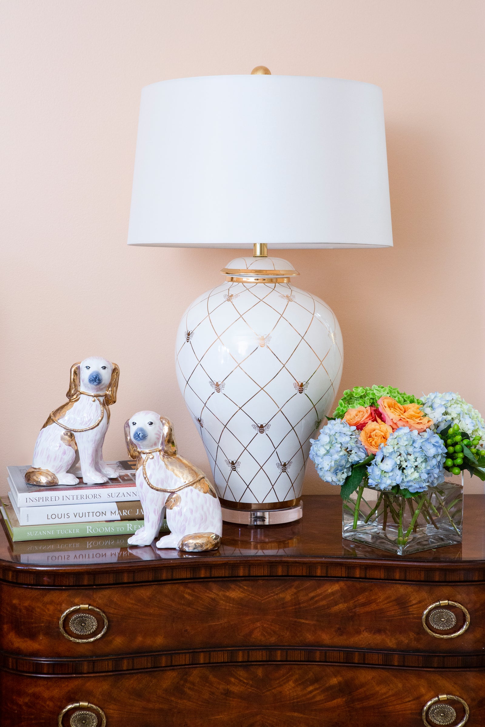 Ginger Jar Lamp - White