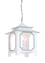 Tole Pagoda Lantern (Sm) - White