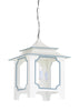 Tole Pagoda Lantern (Sm) - White
