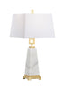 Marble Pyramid Lamp
