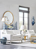 Pagoda Lamp - Blue/White