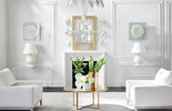 Fern Chandelier - White