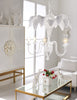 Fern Chandelier - White