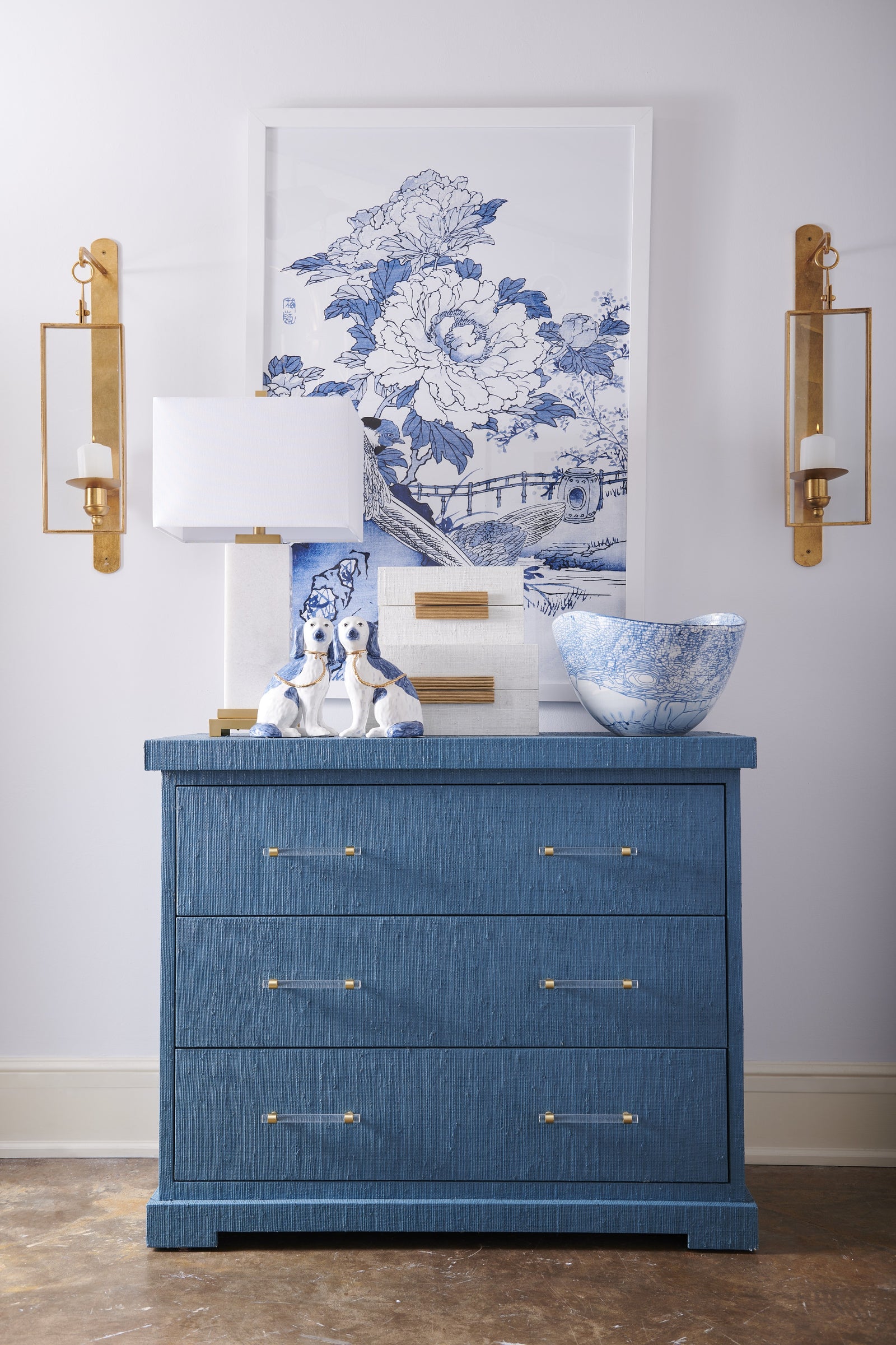 White Kennedy Marble Lamp