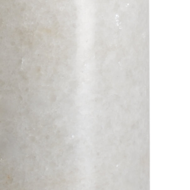 Round White Crosby Lamp