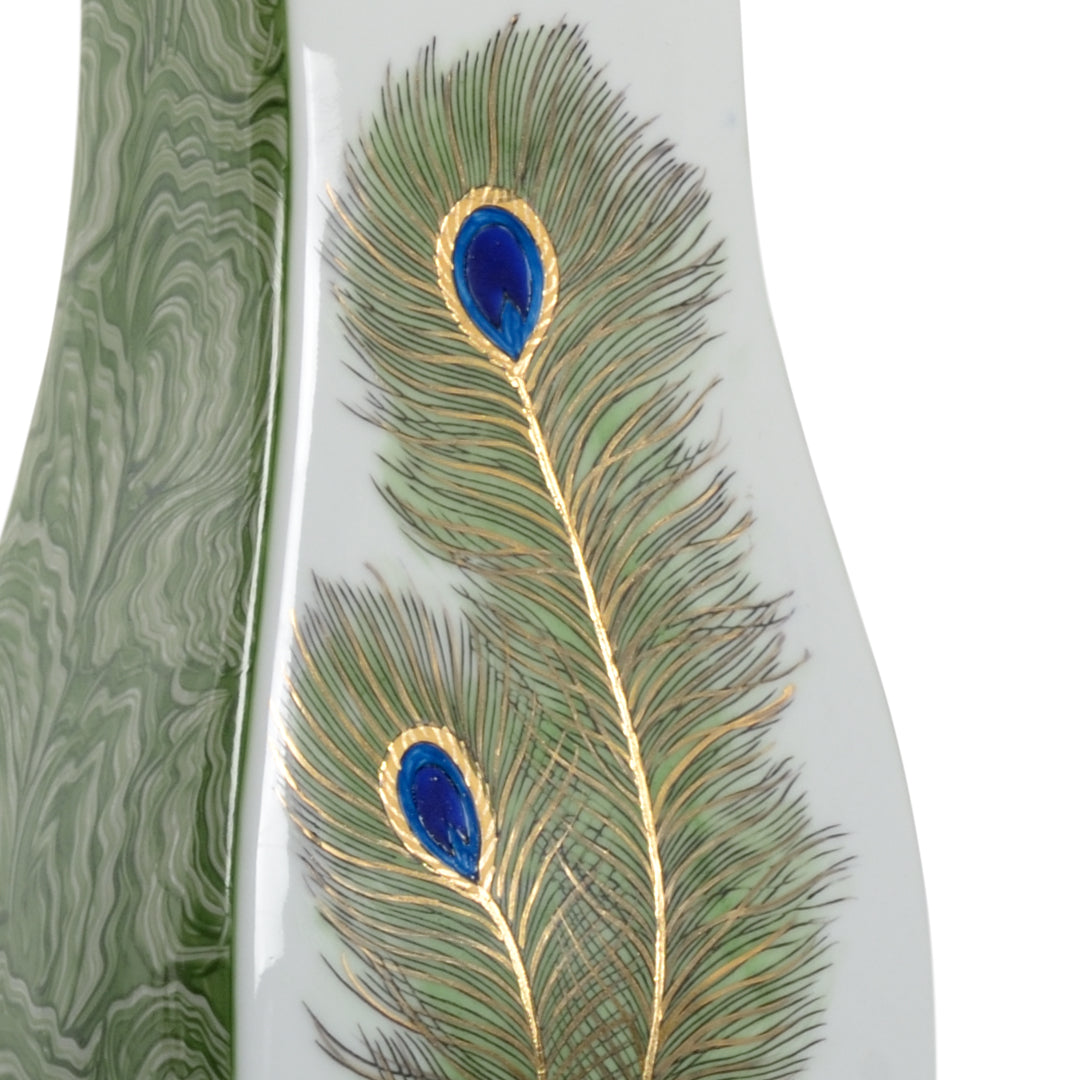 Peacock Feather Lamp