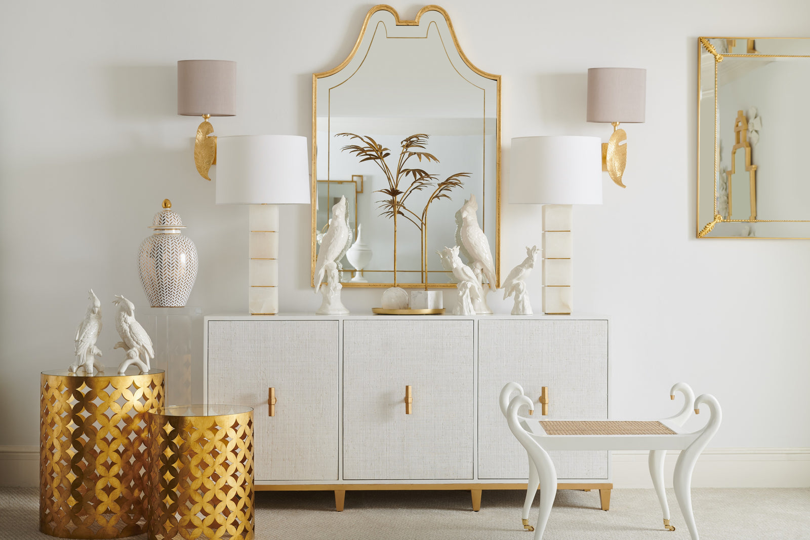 Stacked Alabaster Lamp