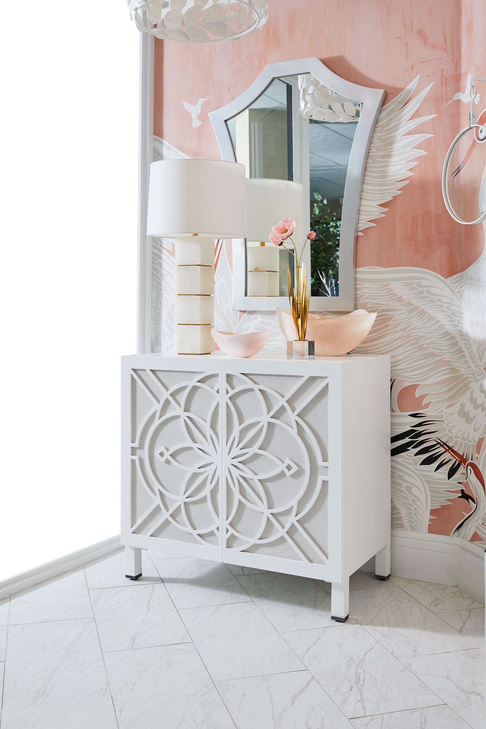 Stacked Alabaster Lamp