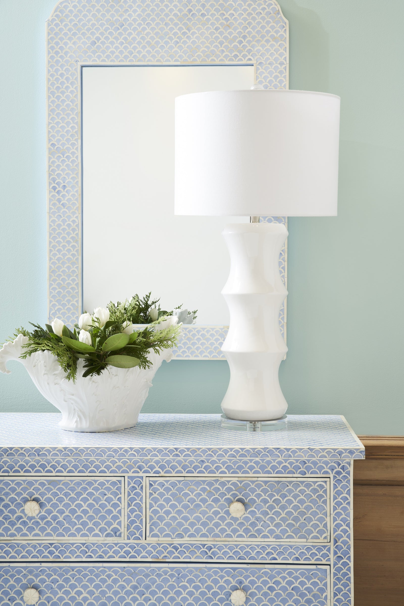 Shelbourne Lamp - White