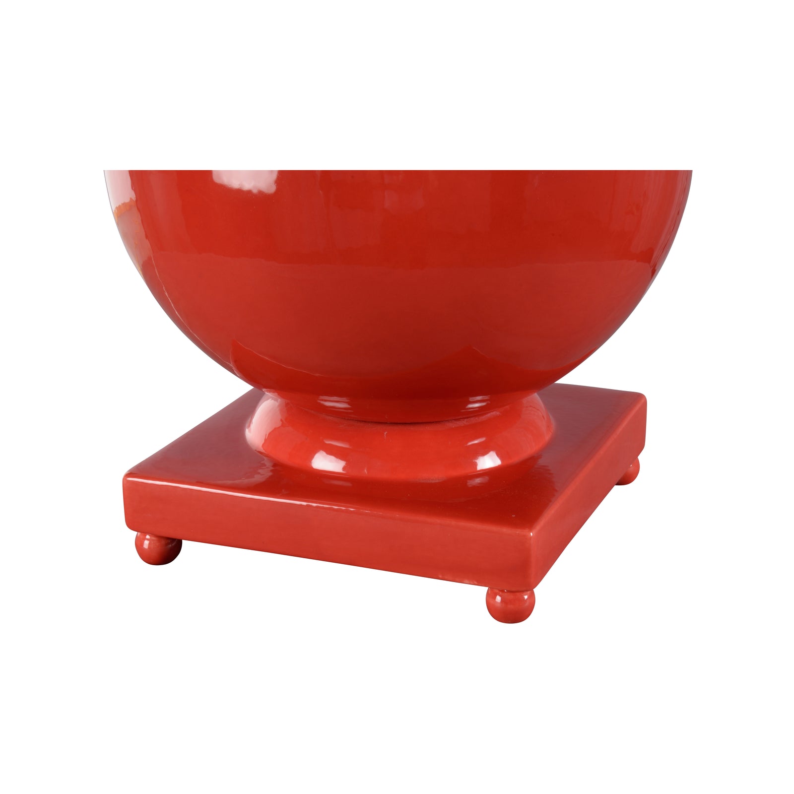 Opus Ceramic Lamp - Red