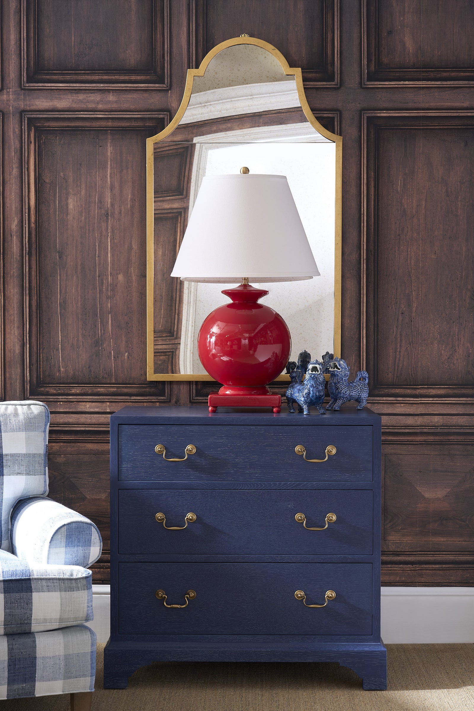 Opus Ceramic Lamp - Red