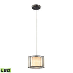 Mirage 8'' Wide 1-Light Mini Pendant - Tiffany Bronze - Includes LED Bulb
