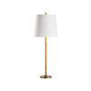 Amelia Rattan Lamp - Aged Brass