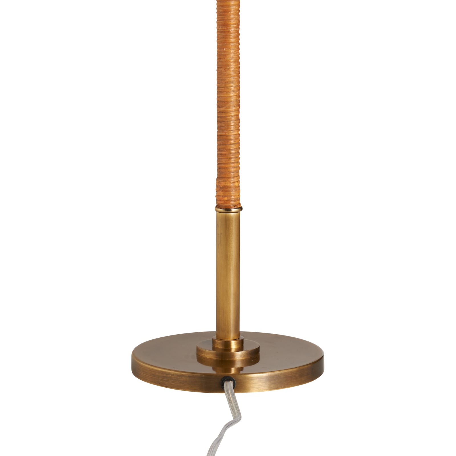 Amelia Rattan Lamp - Aged Brass