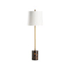 Lambeth Table Lamp-Brown  Marble