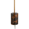 Lambeth Table Lamp-Brown  Marble