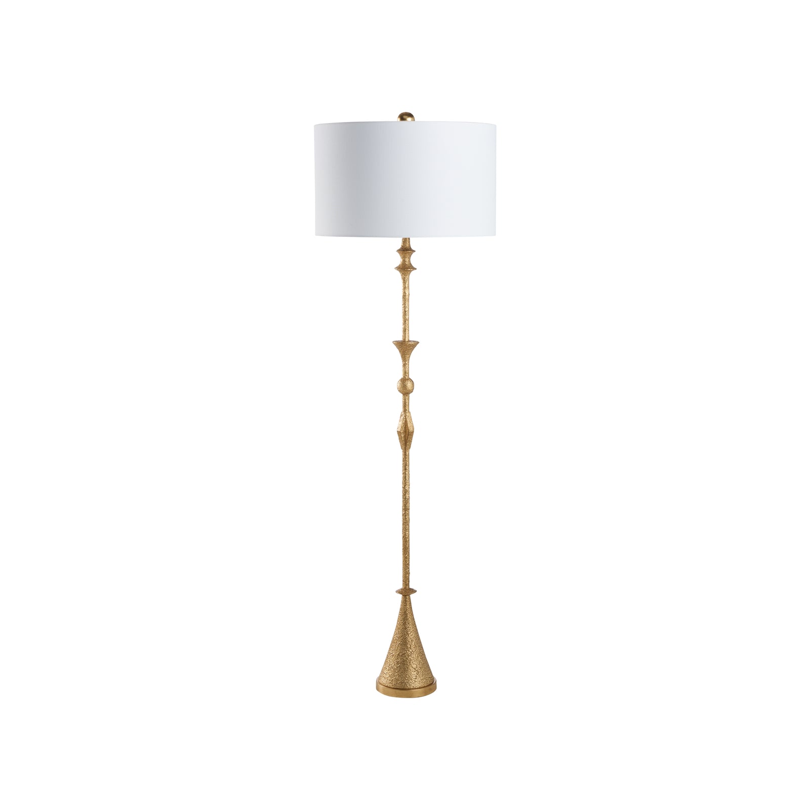 Gia Floor Lamp - Textured Gilt