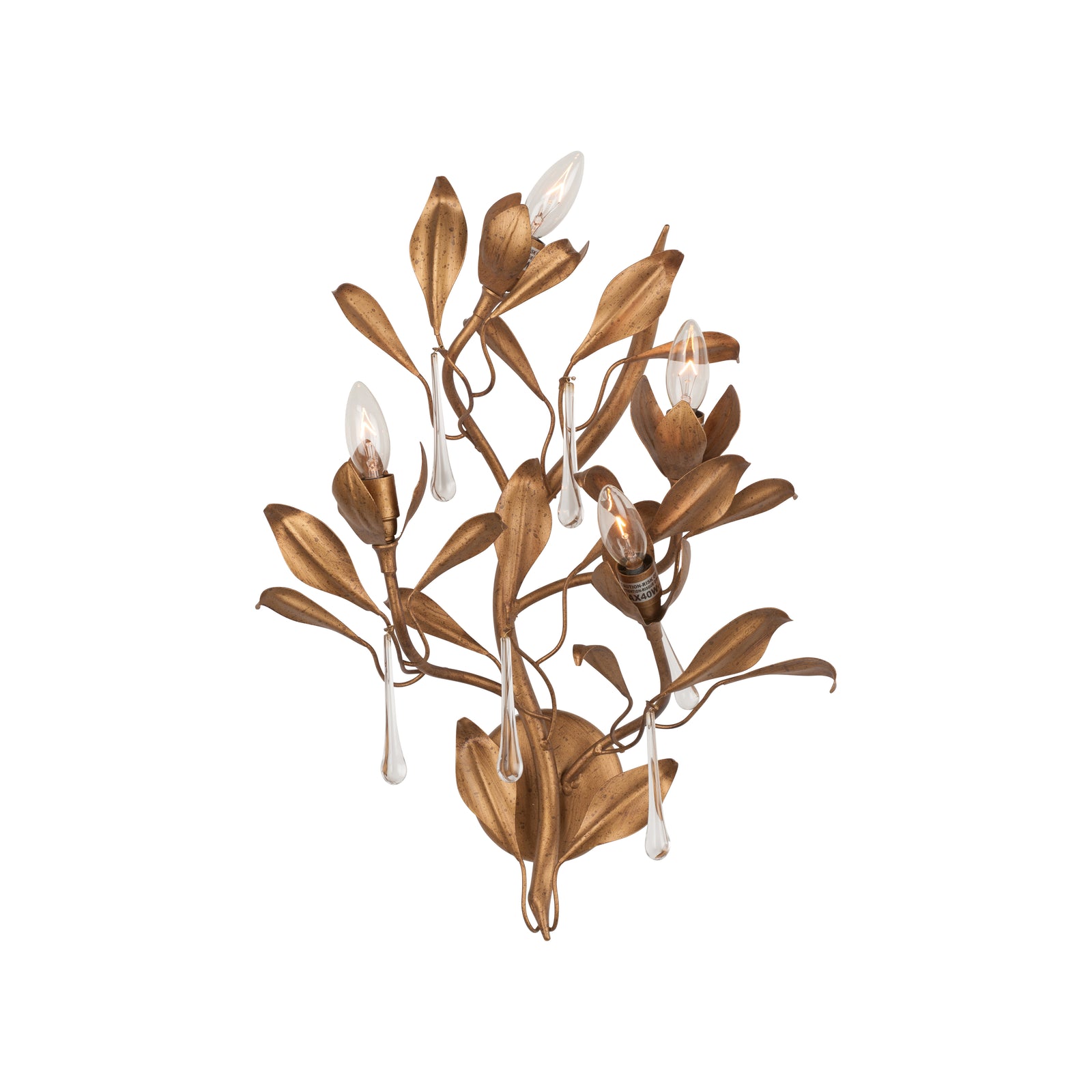 Bay Laurel Sconce - Left Facing