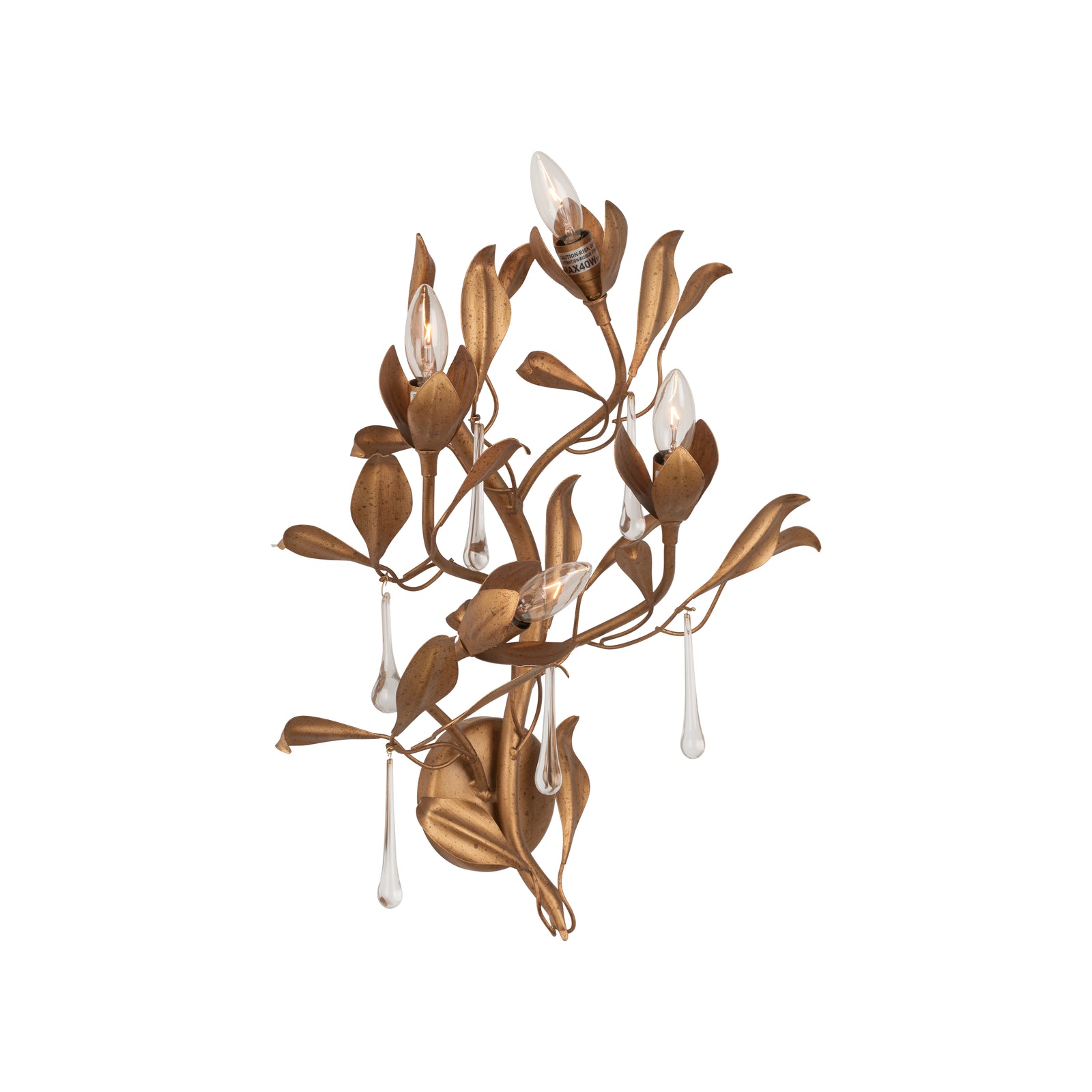 Bay Laurel Sconce - Right Facing