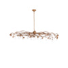 Bay Laurel Leaf Crystal Chandelier