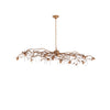 Bay Laurel Leaf Crystal Chandelier