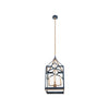 Quatrefoil Lantern - Navy