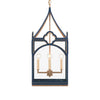 Quatrefoil Lantern - Navy