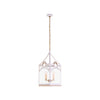 Quatrefoil Lantern - White