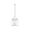 Quatrefoil Lantern - White