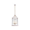 Quatrefoil Lantern - White