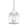 Quatrefoil Lantern - White