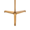 Blythwood Floor Lamp w/  Glass Table - Aged Brass