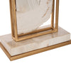 White Stone Table Lamp