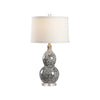 Snow Leopard Lamp - Blue