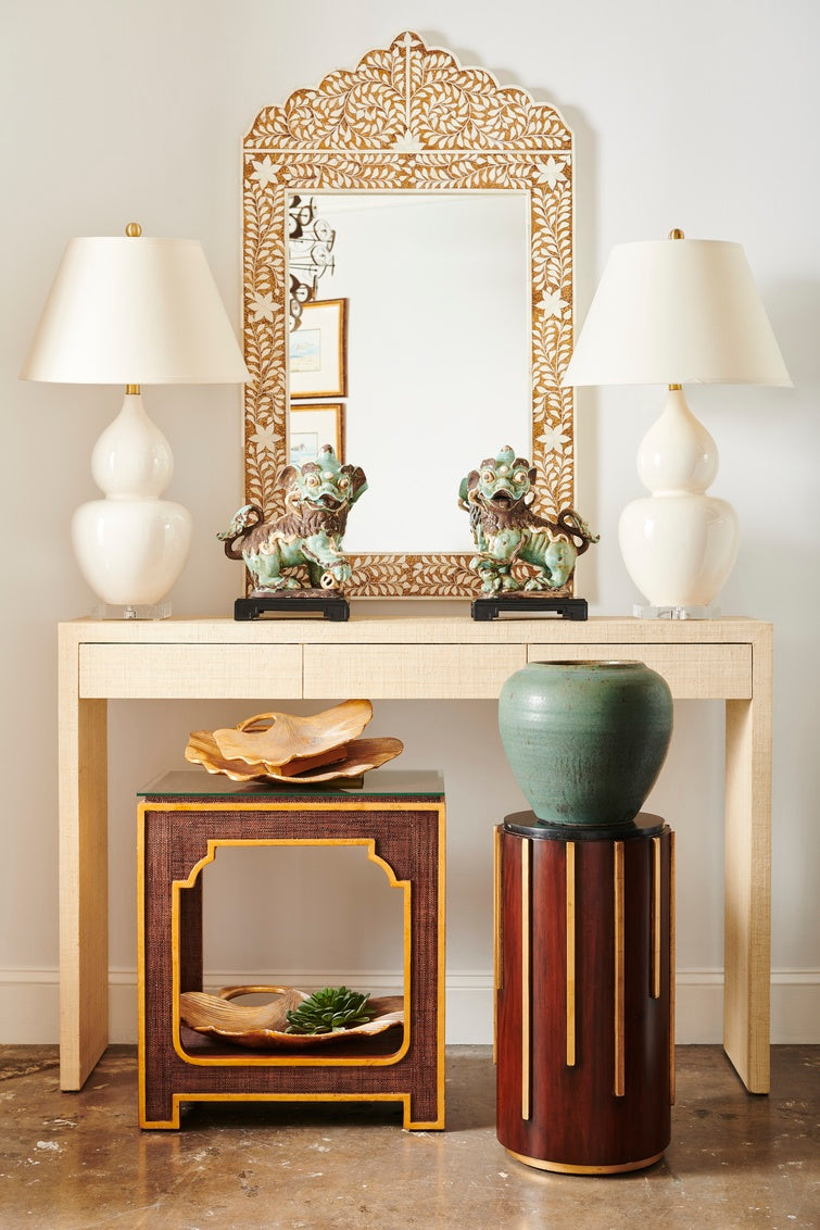 Fulton Vase Lamp - Cream