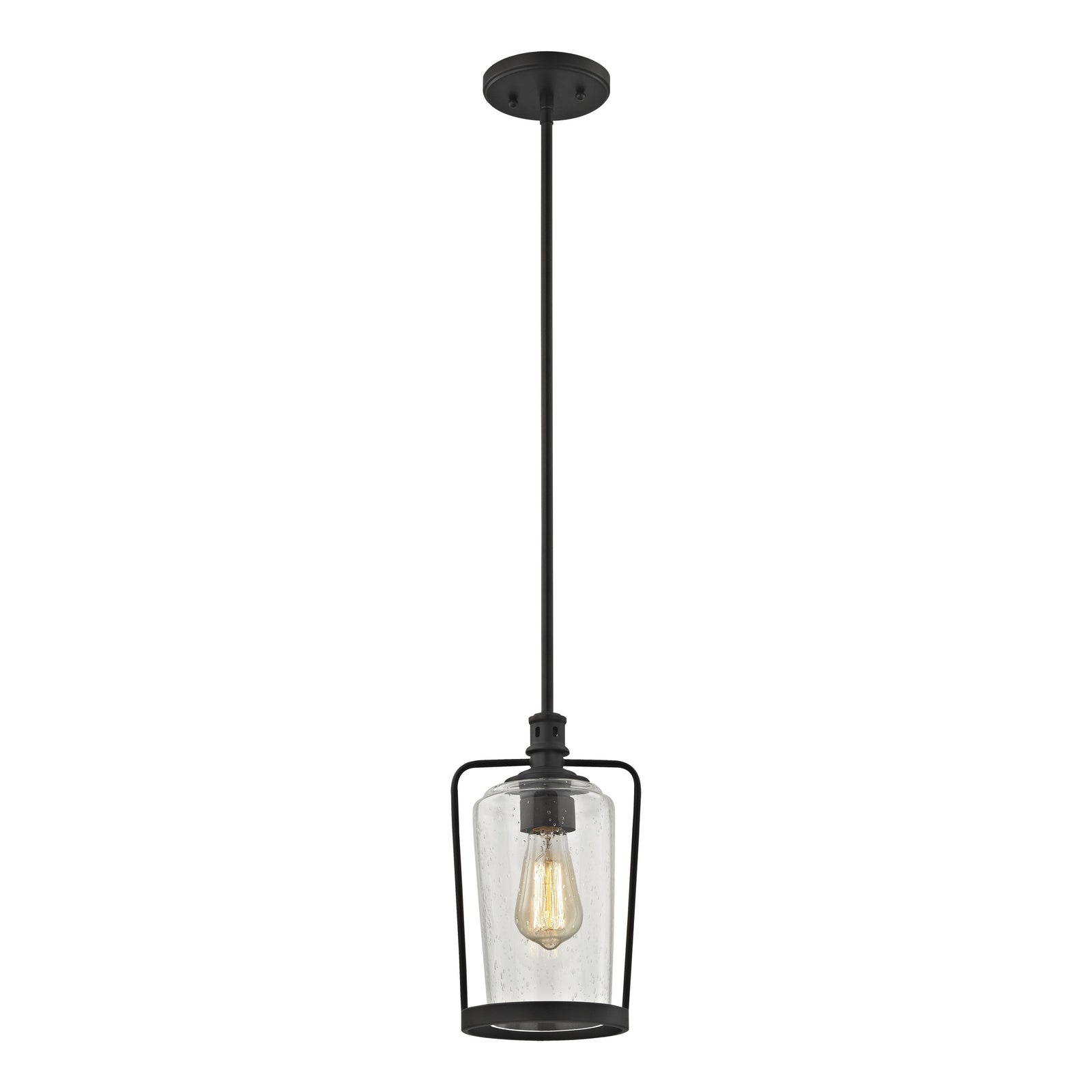 Hamel 7'' Wide 1-Light Mini Pendant - Oil Rubbed Bronze