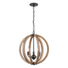 Barrow 18'' Wide 3-Light Chandelier - Matte Black