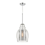 Herndon 11'' Wide 1-Light Pendant - Polished Chrome