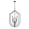 Continuance 26'' Wide 6-Light Pendant - Charcoal