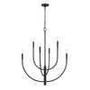 Continuance 30'' Wide 6-Light Chandelier - Charcoal
