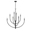 Continuance 36'' Wide 8-Light Chandelier - Charcoal
