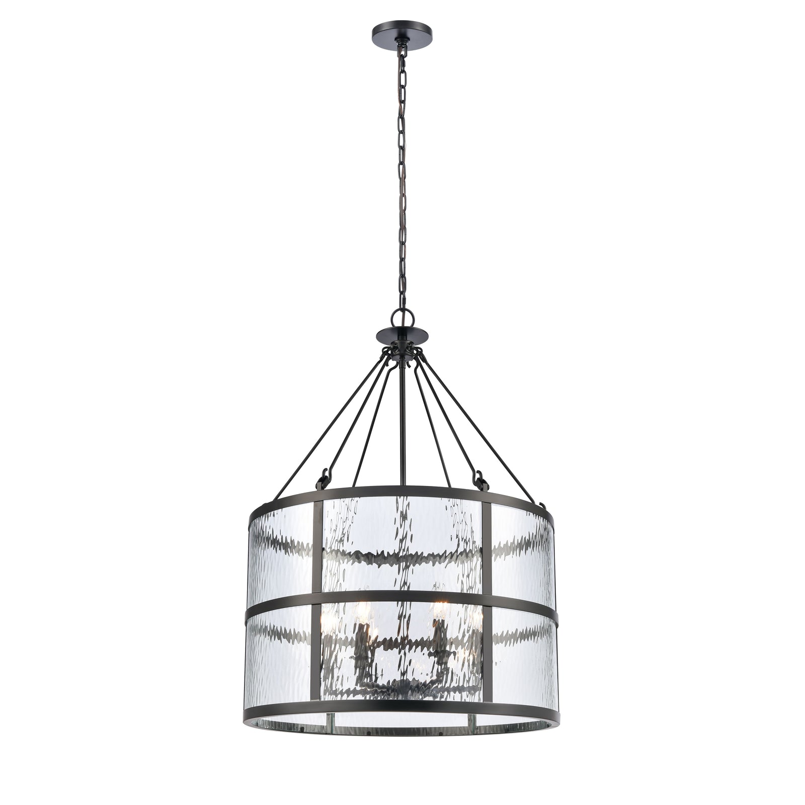 Solace 24'' Wide 6-Light Chandelier - Matte Black