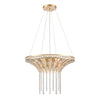 Fantania 24'' Wide 6-Light Chandelier - Champagne Gold