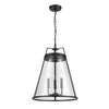 Judy 16'' Wide 3-Light Pendant - Matte Black