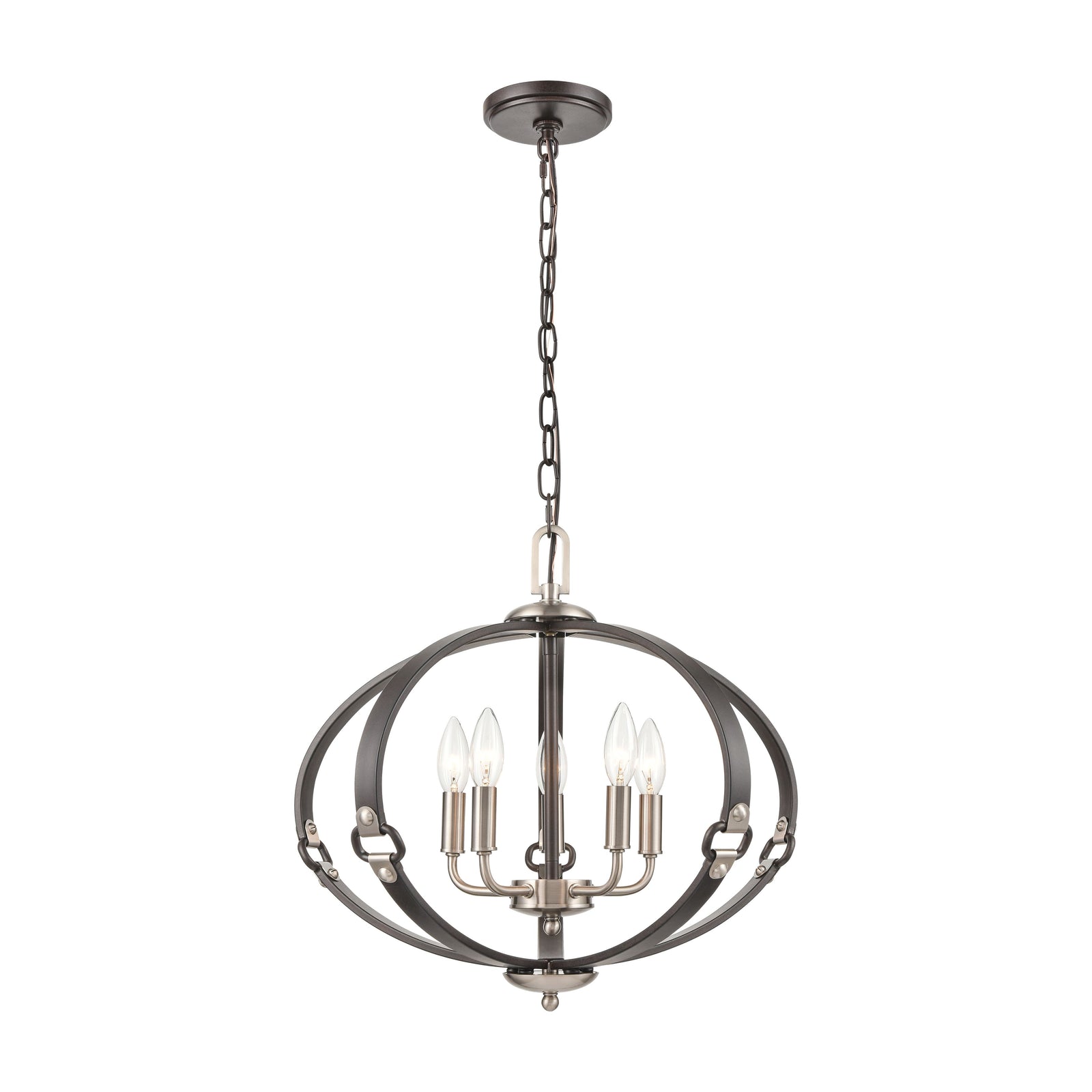 Armstrong Grove 20'' Wide 5-Light Chandelier - Espresso
