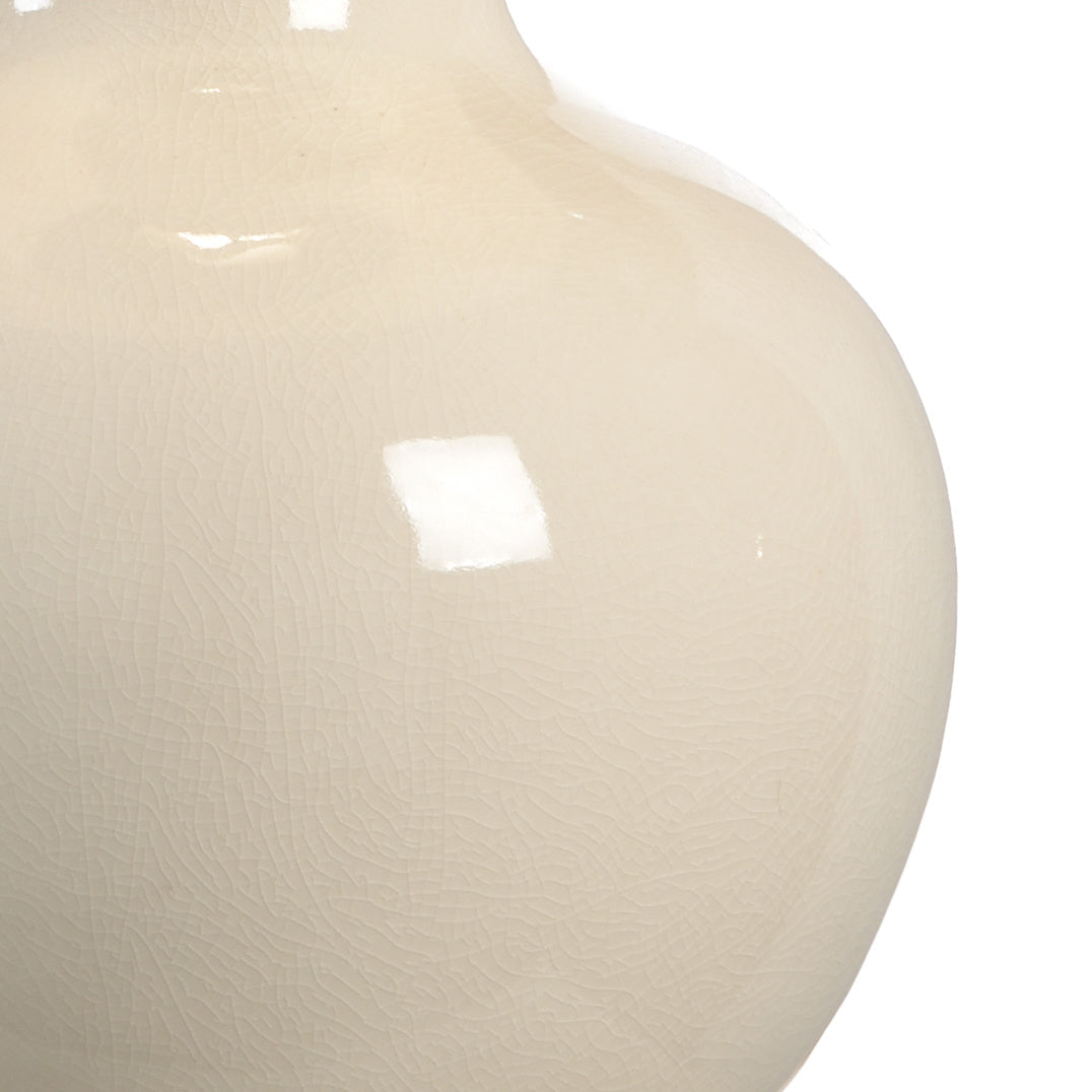 Astor Vase Lamp - Cream