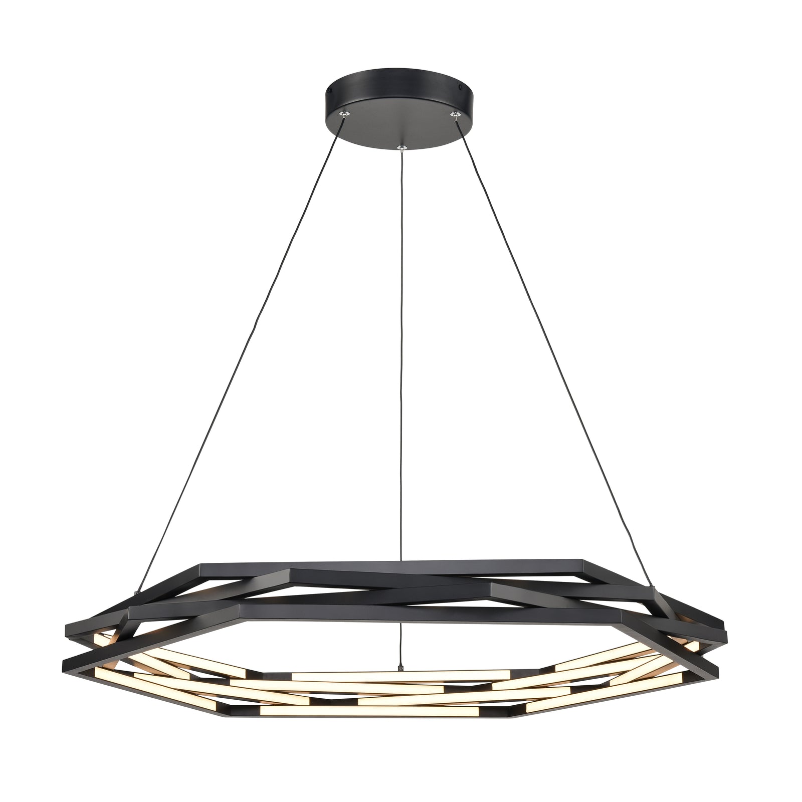 Catana 32'' Wide 1-Light Chandelier - Matte Black - Includes LED Bulb