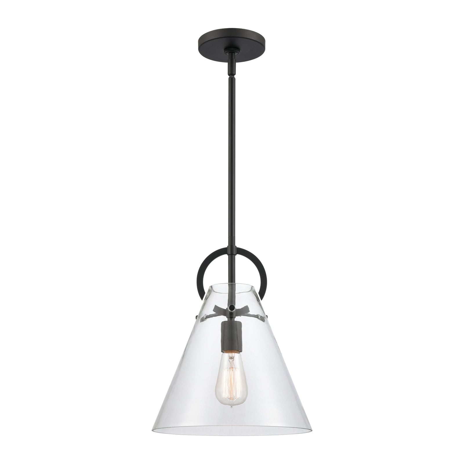 Gabby 11'' Wide 1-Light Mini Pendant - Matte Black