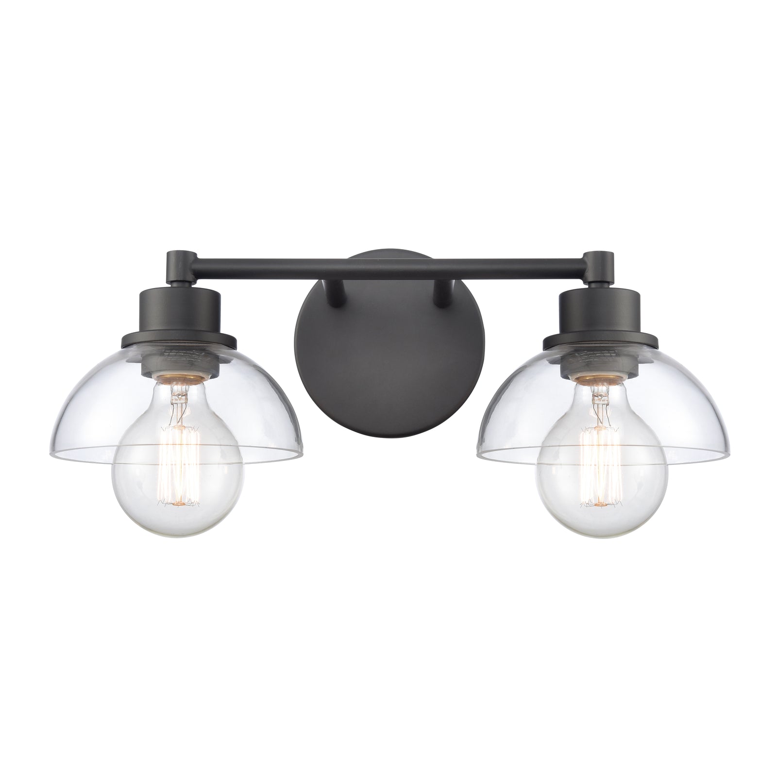 Julian 16'' Wide 2-Light Vanity Light - Matte Black